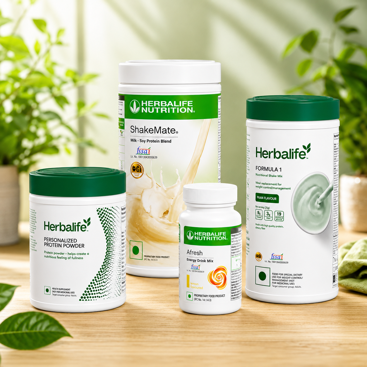 Herbalife Weight Loss Kit Paan Flavour – Pack of 4 (1250g)