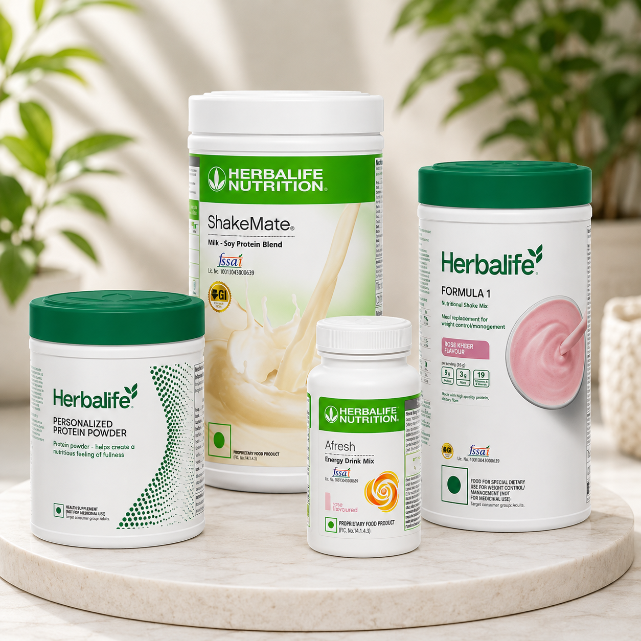 Herbalife Weight Loss Kit Rose Kheer Flavour – Pack of 4 (1250g)