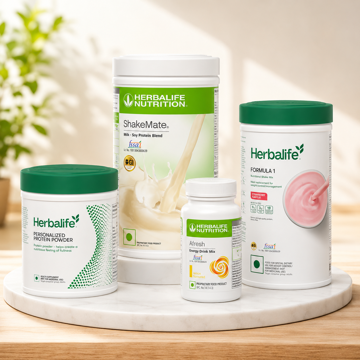 Herbalife Weight Loss Kit Strawberry Flavour – Pack of 4 (1250g)